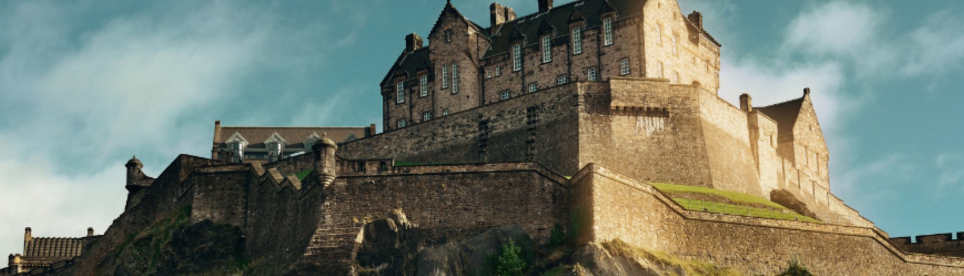 Edinburgh Castle highlight on a scottish highlands rail journey