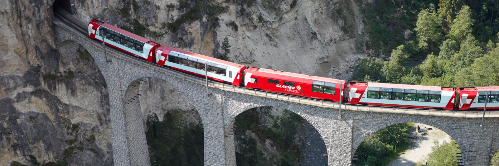 luxury rail holidays in Europe -The Glacier Express train