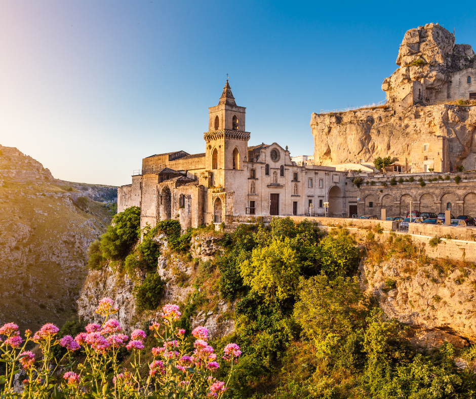 Scenery on a rail holiday to puglia