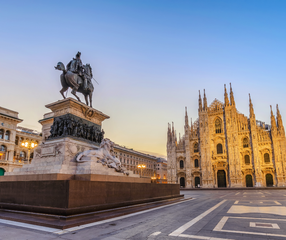Milan at dusk