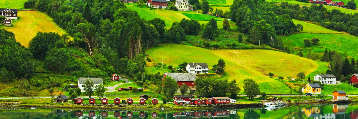 Rolling hills in Norway
